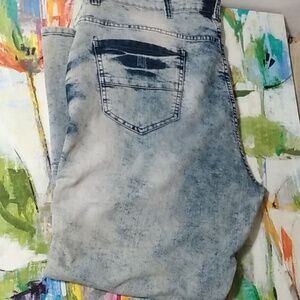 Y2K Modern Culture Big Tall Distressed Jeans
